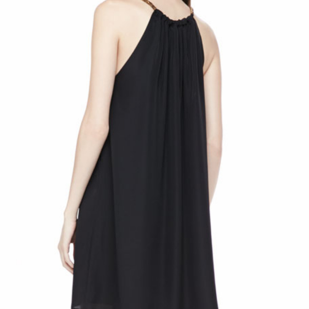 Neiman Marcus Cord-Neck Halter Dress Size S - Picture 6 of 6